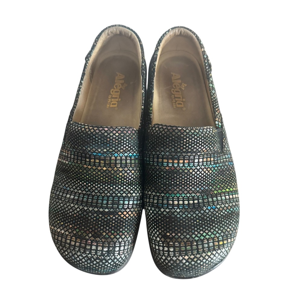 Alegria Keli Minnow Rainbow Slip On Comfortable Healthcare Shoes‎ Women's 40 - 9